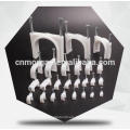 8 mm black Round type white plastic wall cable wire clips